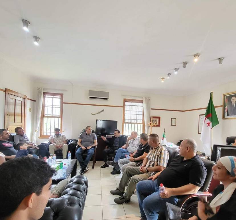 Meeting with the Algerian  community